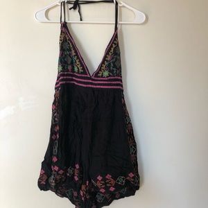 Cute embroidered romper
